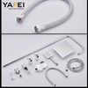 YF210530001 Chrome Plated Hot and Frigid &aelig;re Wall Mounted Faucet Bathroom Rain Shower Set