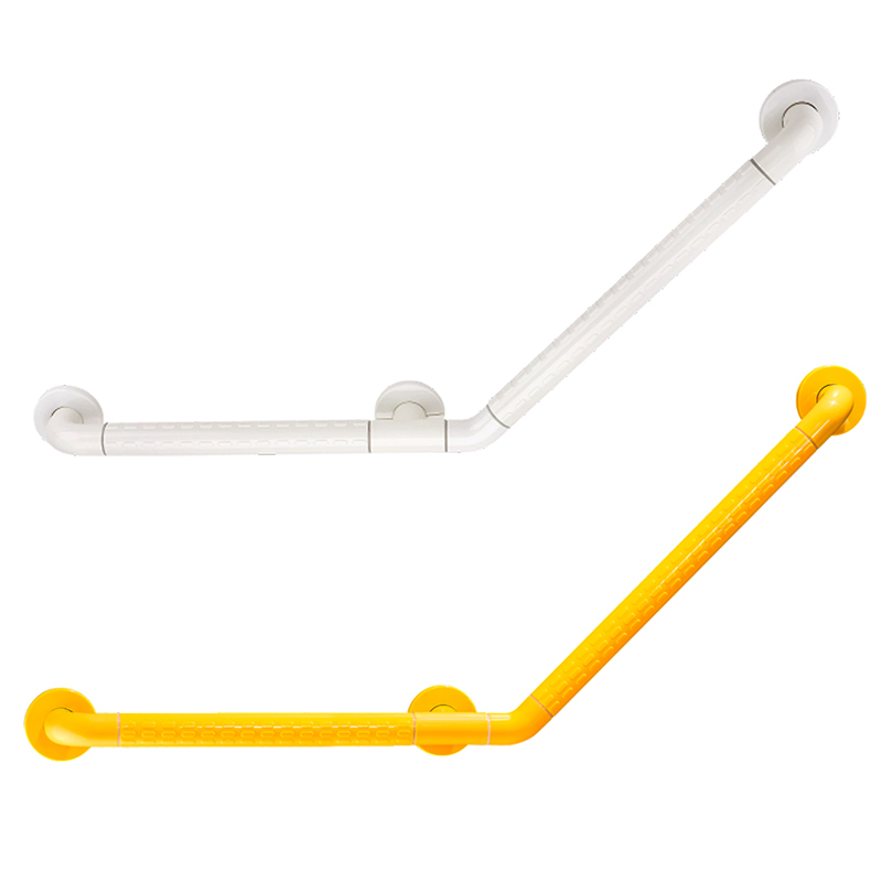 YF68225 Ванна тұтқасы тосқауылсыз дәретхана Сары ақ L-тәрізді қабырға тұтқасы