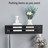 YF5312 Floating Shelf for Bathroom, Kitchen, Toilet Wall Mounted Shower Repono Organizer Holder Rack