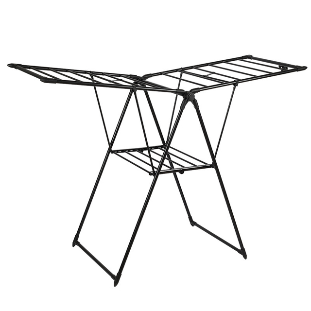 YF7128 Жиналмалы кір жууға арналған кептіргіш, реттелетін тіреуіш бар, кеңістікті үнемдейтін, биіктігі реттелетін шағалалары бар, жабық ауада пайдалану