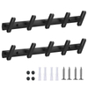 YF9115 Metal Coat Hook Rail para sa Coat Hat Towel Purse Robes Anti-Rust Clothes Hook para sa Entryway