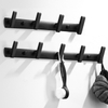 YF9115 Metal Coat Hook Rail para sa Coat Hat Towel Purse Robes Anti-Rust Clothes Hook para sa Entryway