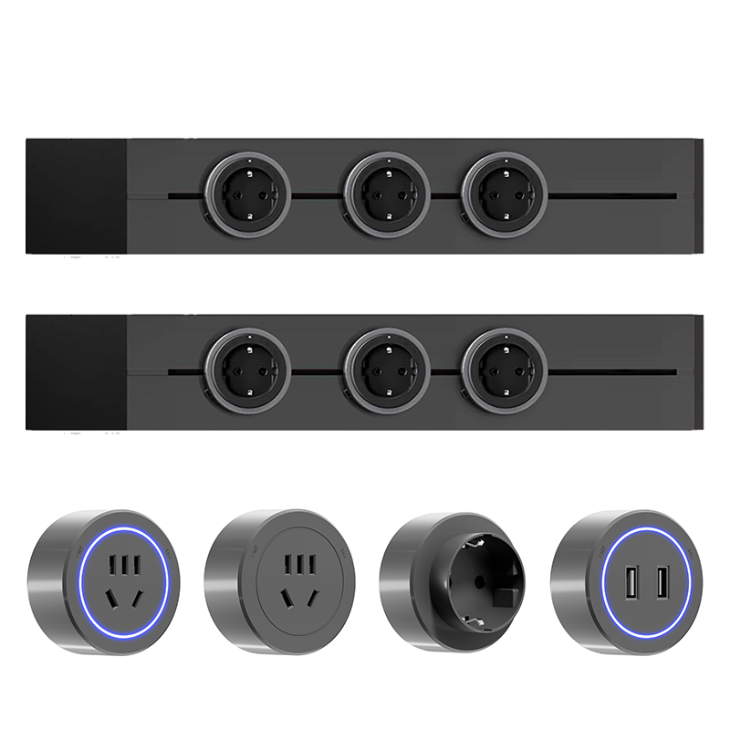 YF300100001 алынбалы розетка адаптері бар қабырғаға аспа қуат жолағы, электр розеткалары Тұрмыстық техника әмбебап розеткалар электр аша адаптері + USB деректер кабелі
