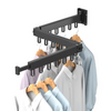 YF7104 Vestimenta siccatio Rack Muri Eques, Lauandi Siccatio Rack Collapsible, Spatium Salvii Wall Siccatio Rack Vestimentum Foldable, Tri-fold Retractable Rack Outdoor Indoor with 18 Hooks