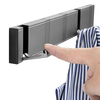 YF9150 Kait Mantel Tempat Tersembunyi Lipat Kait Dinding Tugas Berat Kait Handuk untuk Kamar Mandi Kait Mantel Dapat Ditarik Kait Dinding Aluminium Ruang Kait Gantung untuk Lemari Syal Topi Jubah Tas Dompet Kunci 