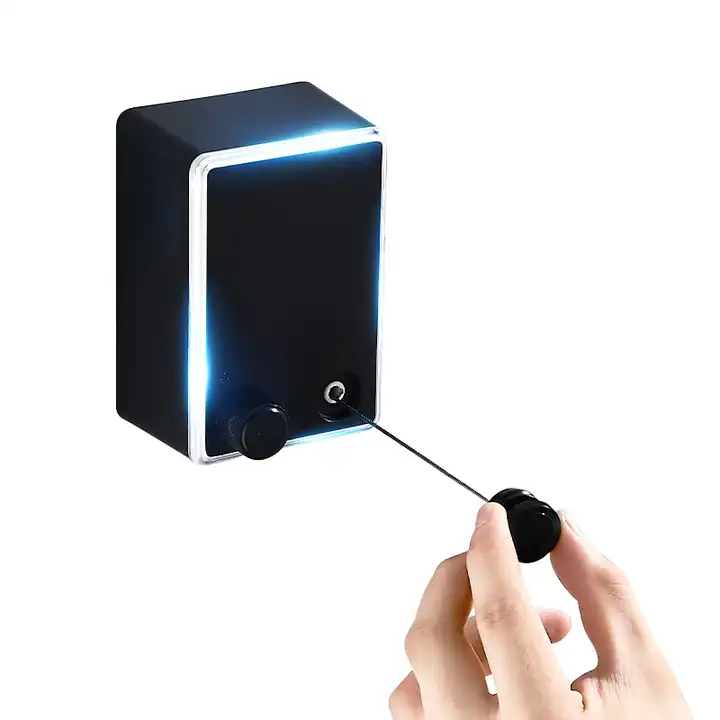 YF7112 Indoor Cloth pendere Steel Invisible Retractable Clothesline extende gratis Siccatio Funis pendet Vestimentum Rack Cloth Siccatio Rack