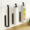 YF3502 дәретхана қағазы ұстағышы тескіш қабырғаға ілулі сүлгі сөресі Қара сәнді ғарыштық алюминий ванна бөлмесіне арналған қағаз сөрелер ас үй керек-жарақтары