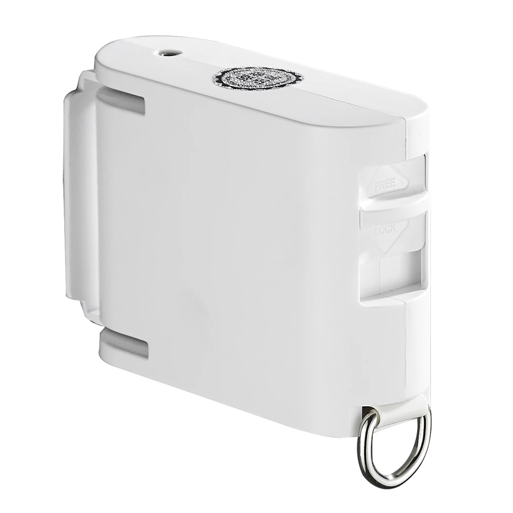 YF7106 13.1 Pedes White Retractable Clothesline Outdoor - Indoor Clothes Siccatio Rack cum Filo Funis - Siccatio Retractabilis Wall Mounted ABS Plastic Line - Folding Laundry Line for pensing Clothes Extra