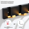 Nordic Wardrobe Linteum Coat Clothes Hook Aluminium Alloy Wall Hidden Hook