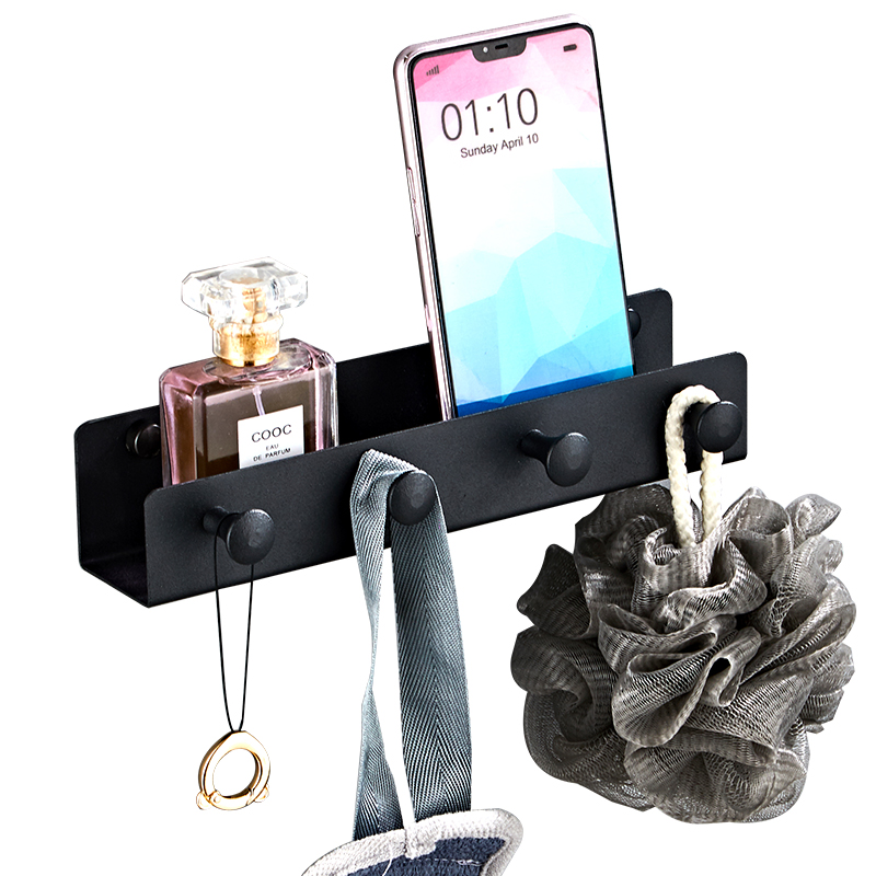 YF9104 Қабырғаға рестикалық кілт пен поштаны ұйымдастырушыға арналған кілт ұстағышы Сөресі бар 5 кілт ілгегі Науасы бар шағын кілт сөресі Кіреберіс кіреберісіне арналған қабырғаға аспа.