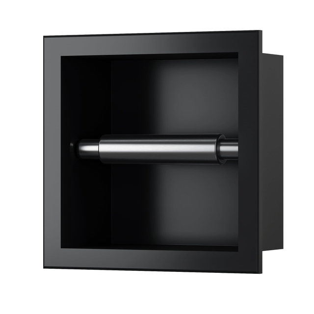 YF61132 Neodrain кіріктірілген дәретхана қағазы ұстағышы, қабырғаға кіріктірілген, тот баспайтын болаттан жасалған ойық қағаз орамасының ұстағышы