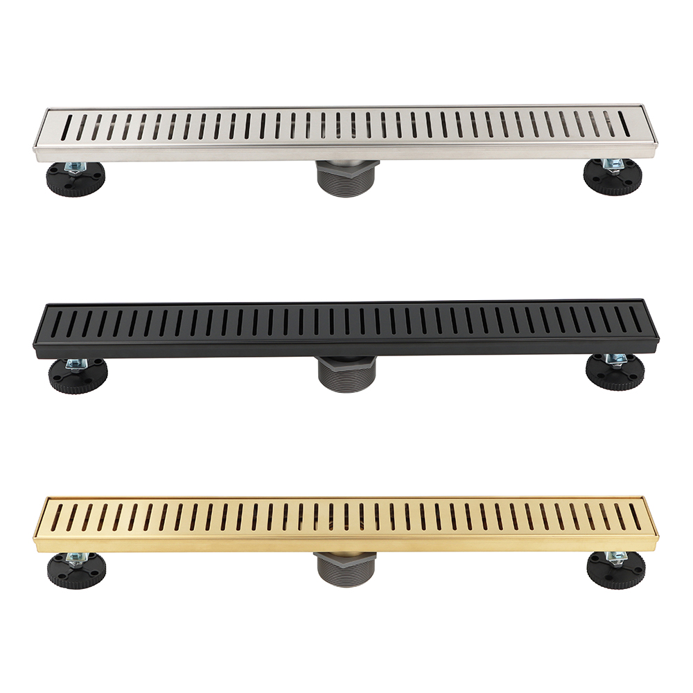 YF41107 Linearibus imbrem Exhaurire cum Quadrato Speculum Grate, Peniculus CCCIV Steel Rectangulum imbrem Solum Exhaurire