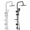 YF210530001 Chrome Plated Hot and Frigid &aelig;re Wall Mounted Faucet Bathroom Rain Shower Set