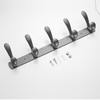 YF9115 Metal Coat Hook Rail para sa Coat Hat Towel Purse Robes Anti-Rust Clothes Hook para sa Entryway