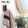 YF9508 Folding Hideaway Coat Hooks Gravis Officium Wall Linteum Hooks pro Bathrooms Retractable Coat Space Aluminium Wall Tenens Holder for Closet Fascia Hat Robe Key Purse Bag