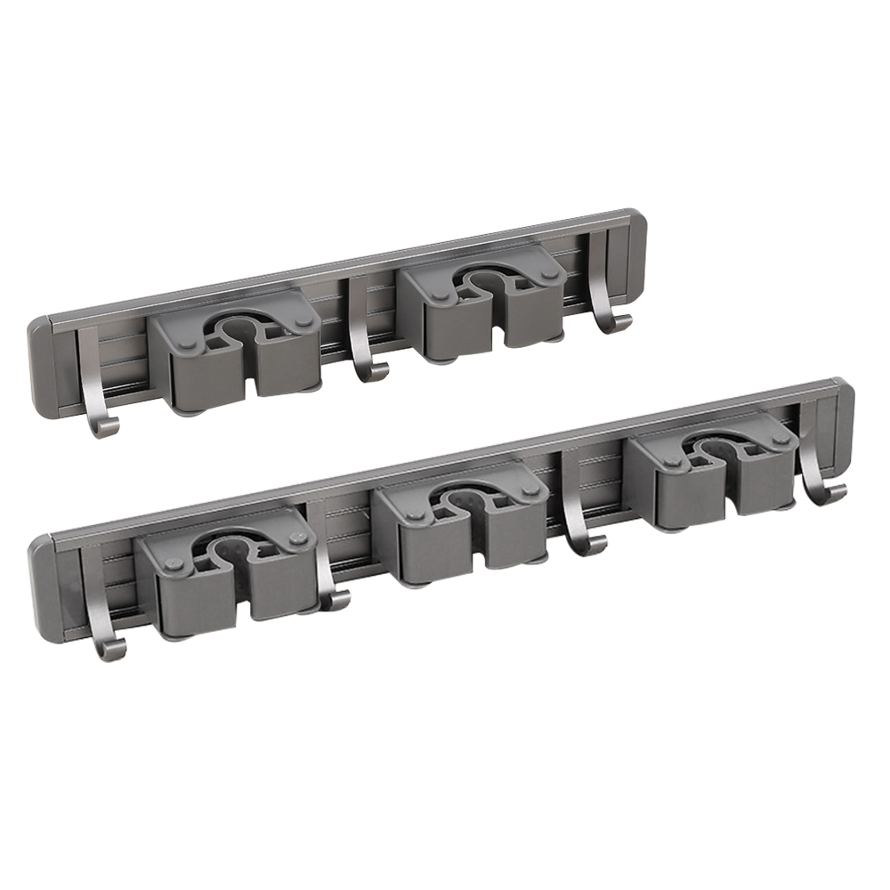 YF9162 Mop Holder Bathroom Wall Broom Hanger Wall-mounted Mop And Broom Holder Gravis Duty Broom Hanger Organizer Repono Tool Racks for Kitchen Garden lauandi Garage